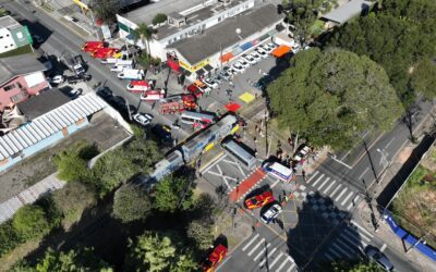 Simulado de acidente de transito – Linha Férrea de Curitiba